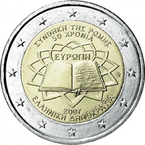 2€ 2007 Grecia - Tratado de Roma