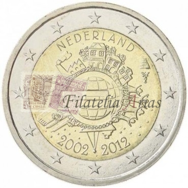 2€ 2012 Holanda - Diez años del Euro