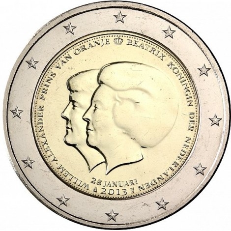2€ 2013 Holanda - Cambio de trono