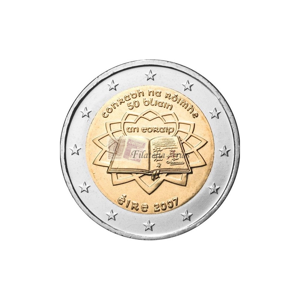 2€ 2007 Irlanda - Tratado de Roma