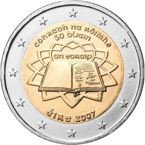 2€ 2007 Irlanda - Tratado de Roma