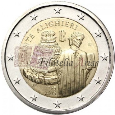 2€ 2015 Italia - Dante Alighieri