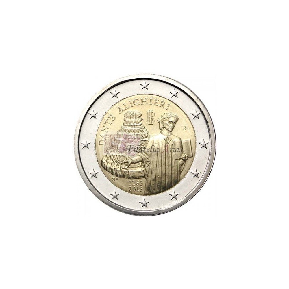 2€ 2015 Italia - Dante Alighieri