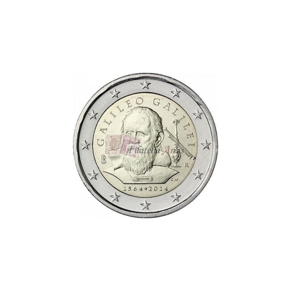 2€ 2014 Italia - Galileo Galilei