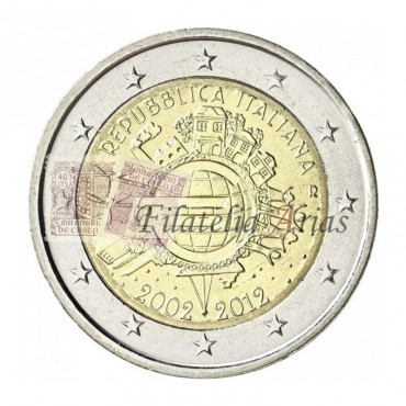 2€ 2012 Italia - Diez años del Euro