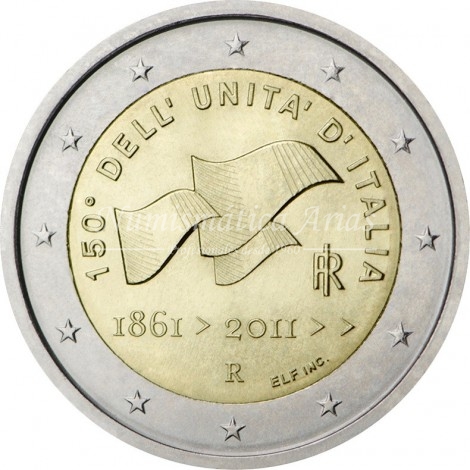 2€ 2011 Italia - Unificación de Italia