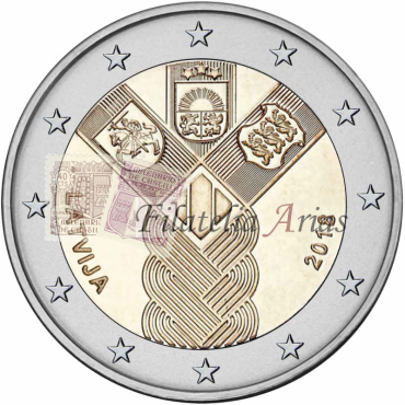 2€ 2018 Letonia - Estados bálticos independientes