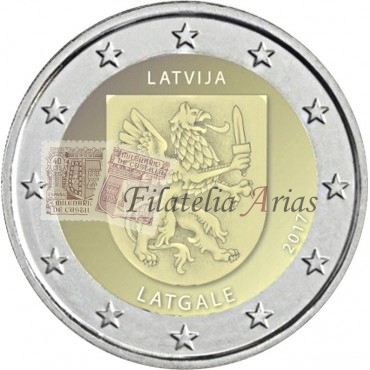 2€ 2017 Letonia - Latgale