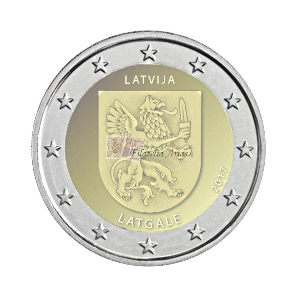 2€ 2017 Letonia - Latgale