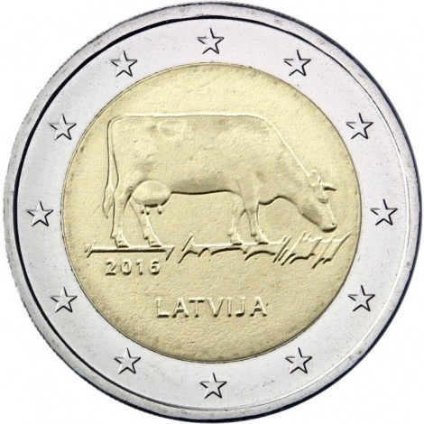 2€ 2016 Letonia - Sector agrario