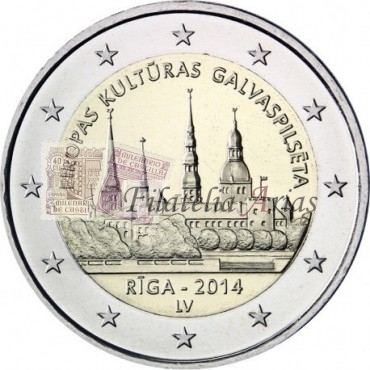 2€ 2014 Letonia - Riga