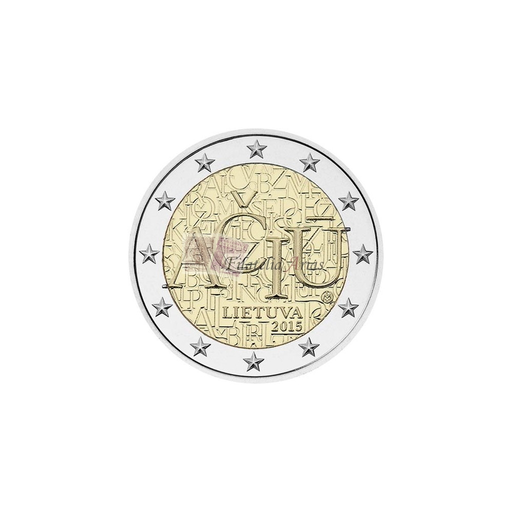 2€ 2015 Lituania - Idioma lituano