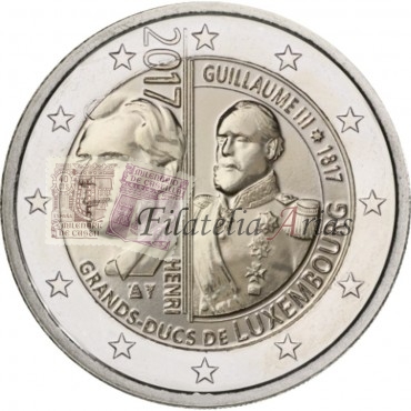 2€ 2017 Luxemburgo - Gran Duque Guillermo III