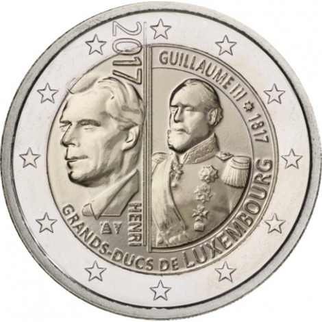 2€ 2017 Luxemburgo - Gran Duque Guillermo III