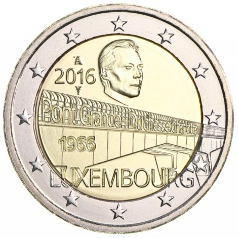 2€ 2016 Luxemburgo - Puente de la Gran Duquesa Carlota