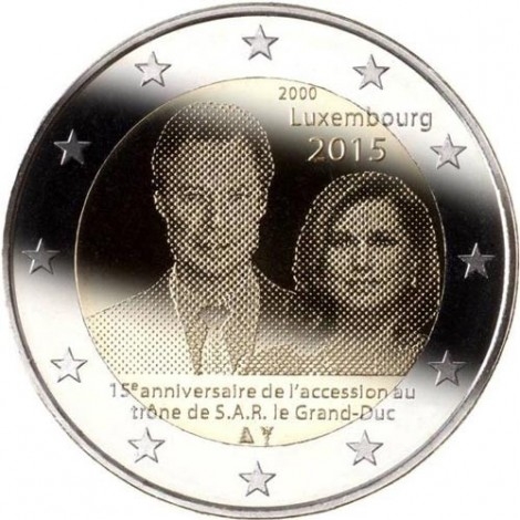 2€ 2015 Luxemburgo - Gran duque Enrique