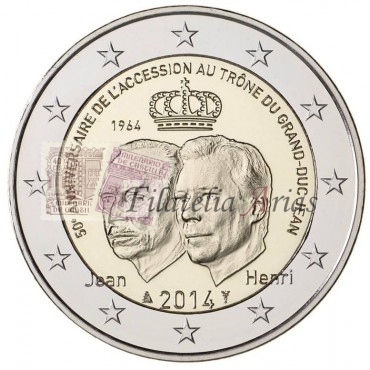 2€ 2014 Luxemburgo - Grand duque Jean