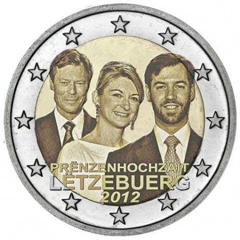2€ 2012 Luxemburgo - Boda