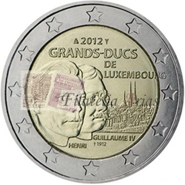 2€ 2012 Luxemburgo - Grandes duques