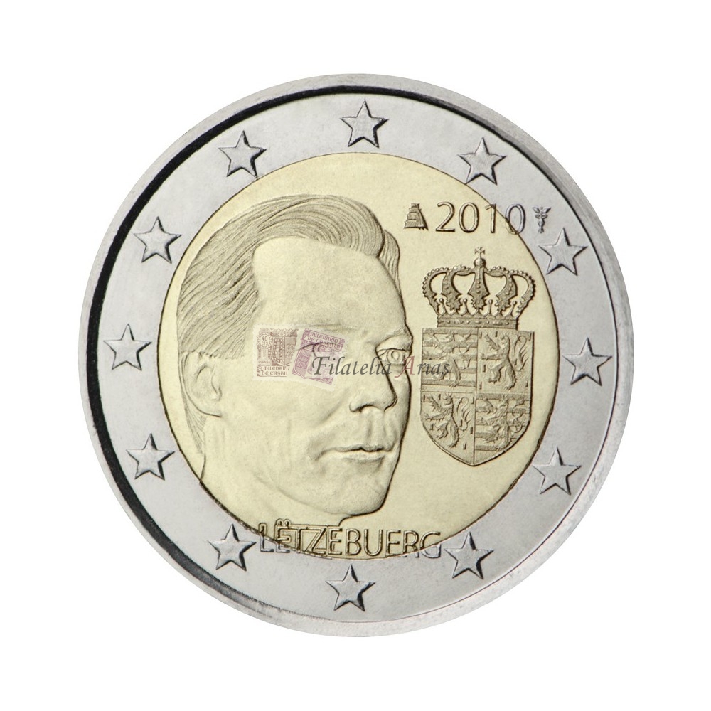 2€ 2010 Luxemburgo - Escudo de armas