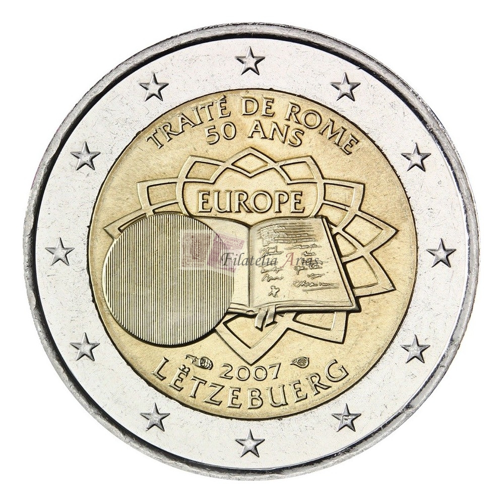 2€ 2007 Luxemburgo - Tratado de Roma