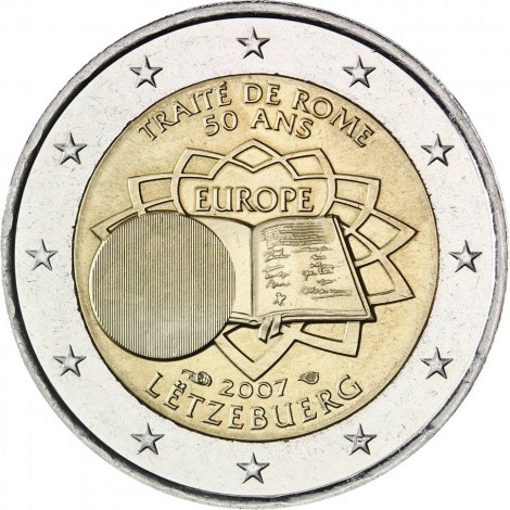 2€ 2007 Luxemburgo - Tratado de Roma