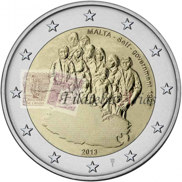 2€ 2013 Malta - Autogobierno de 1921