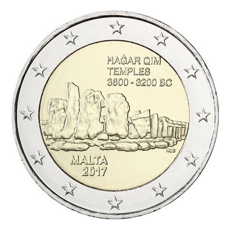 2€ 2016 Malta - Templo Hagar Qim
