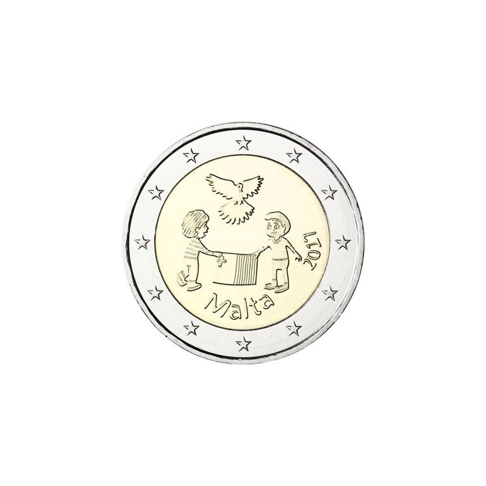 2€ 2017 Malta - Los niños y la solidaridad