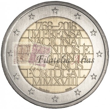 2€ 2018 Portugal - Imprenta nacional