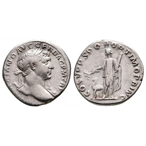 Trajano. Denario (109 d.C.)