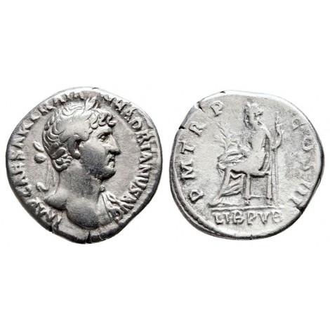 Adriano. Denario (119 d.C.)