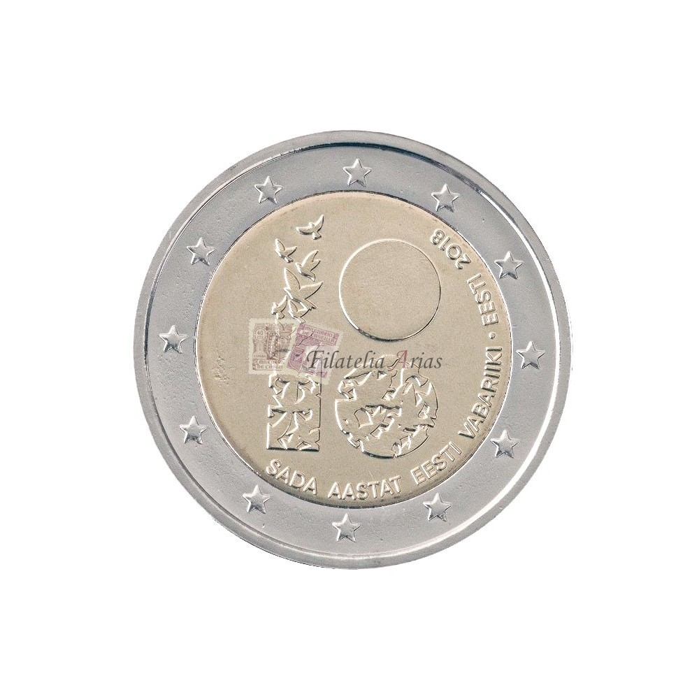 2€ 2018 Estonia - 100º an. República