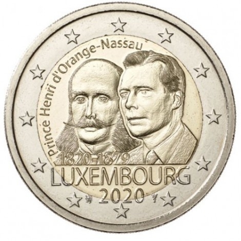 2€ 2020 Luxemburgo - Príncipe Henry