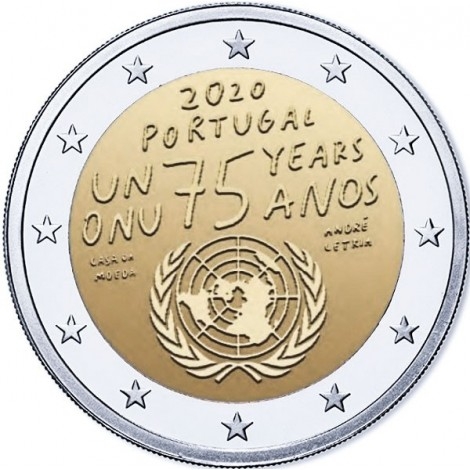 2€ 2020 Portugal - Naciones Unidas
