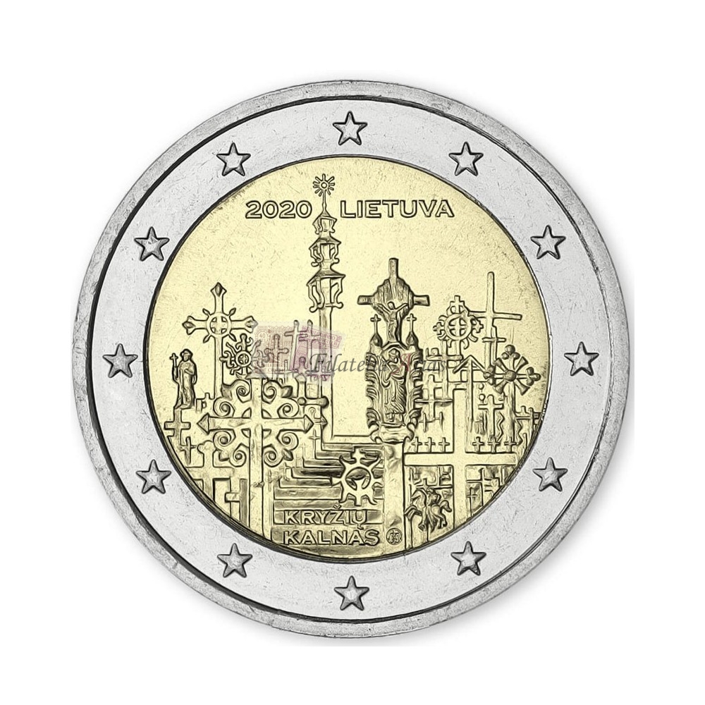 2€ 2020 Lituania - Colina de las cruces
