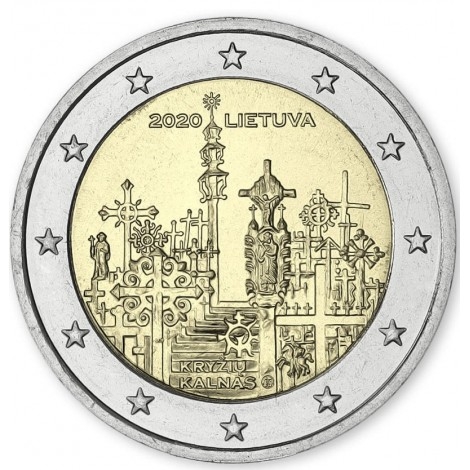 2€ 2020 Lituania - Colina de las cruces