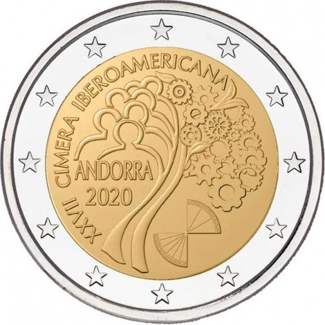 2€ 2020 Andorra - Iberoamericana