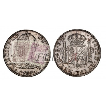 Carlos III. 8 reales. 1789. México