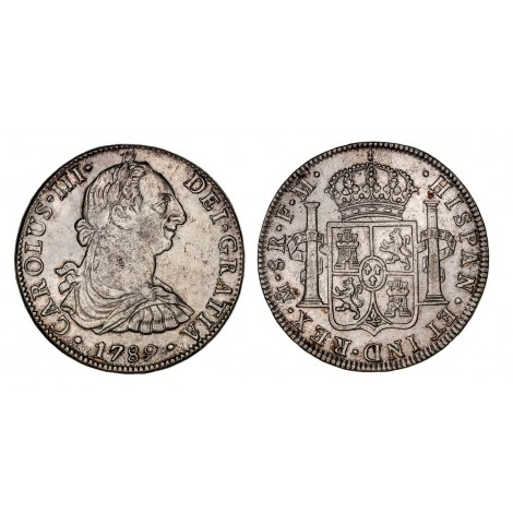 Carlos III. 8 reales. 1789. México