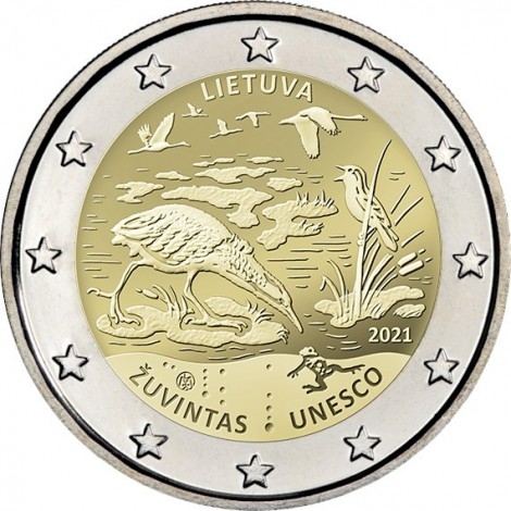 2€ 2021 Lituania - Zuvintas