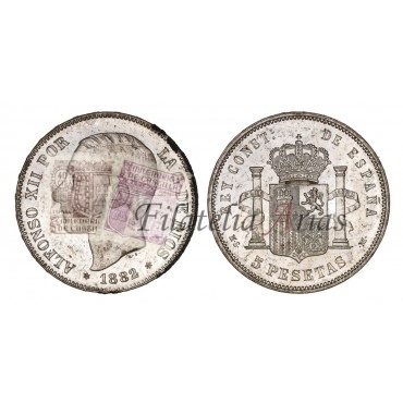 Alfonso XII. 5 pesetas. 1882/1*81