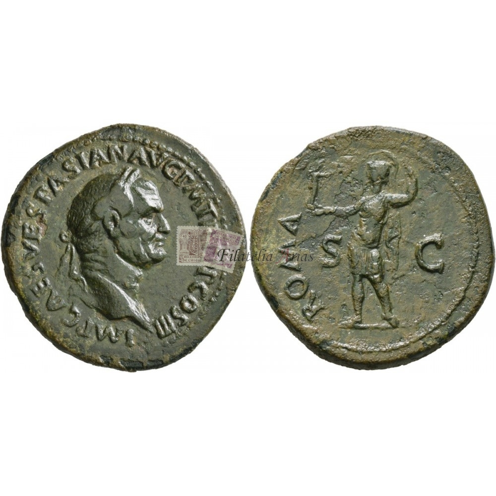 Vespasiano. Sestercio (71 d.C.)