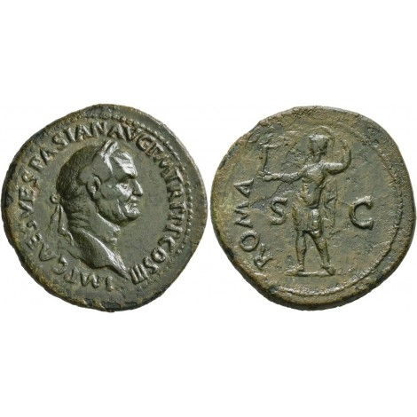 Vespasiano. Sestercio (71 d.C.)