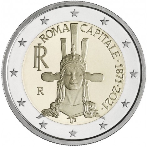 2€ 2021 Italia - Roma capital