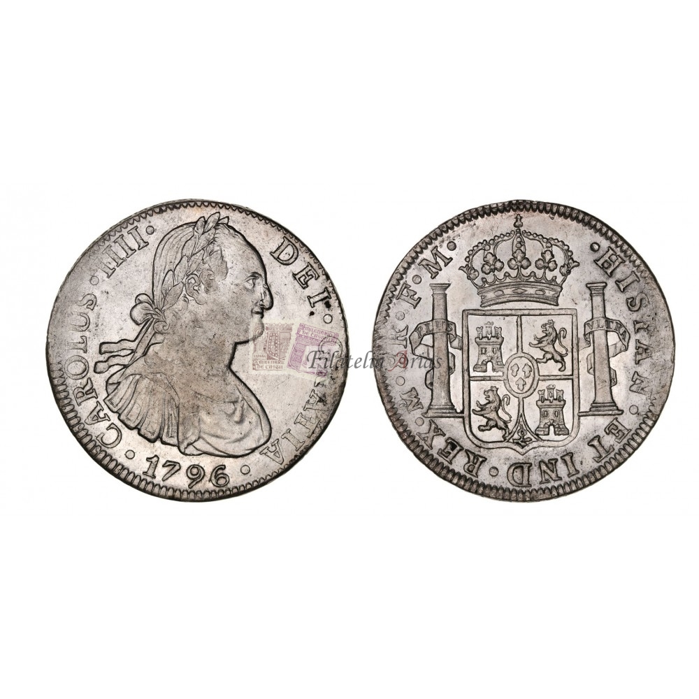 Carlos IV. 8 reales. 1796. México. EBC