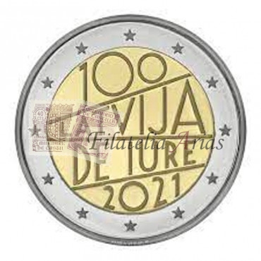 2€ 2021 Letonia - De Iure