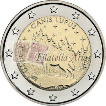 2€ 2021 Estonia - Canis Lupus