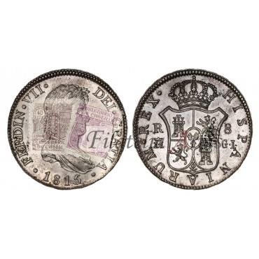 Fernando VII. 8 reales. 1815. Madrid. SC-