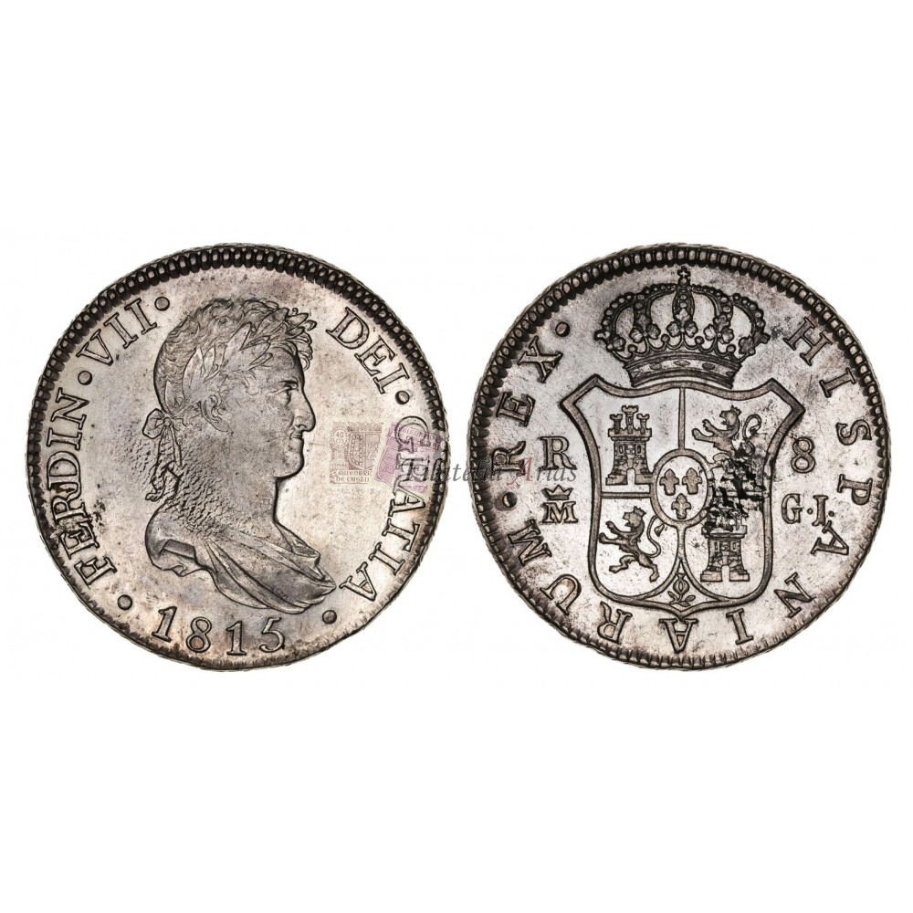 Fernando VII. 8 reales. 1815. Madrid. SC-